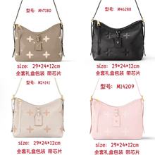 专柜新款单肩包时尚压花斜挎包carryall托特包大容量女包驴家腋下