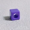 Acrylic, purple, square