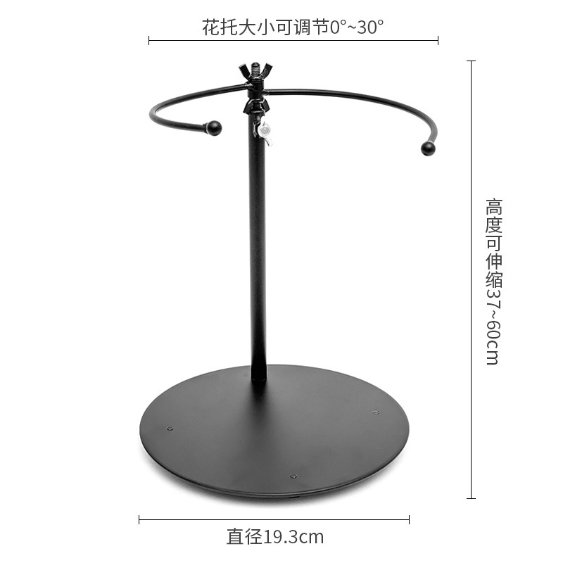 Estabilizador de flores de pie estable soporte de ramo estante de soporte de flores mesa de hierro estante de flores tienda de material