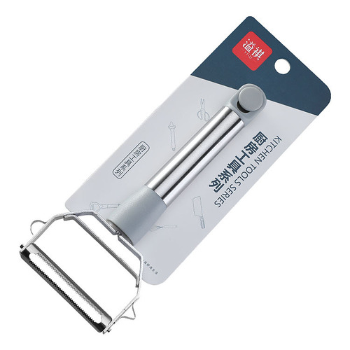 Stainless steel double-sided peeling knife two-in-one grating peeler vegetable, fruit and potato scraping tool peeler melon peeler
