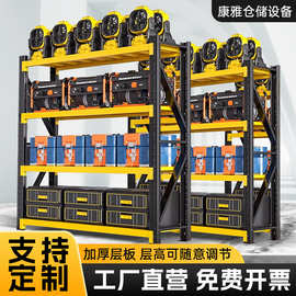 仓储置物架展示架层板仓储仓库货架超市加粗可拆卸加厚货架铁架子