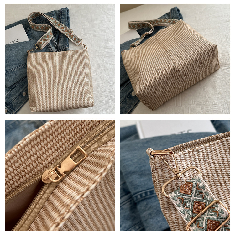 Title 13, Borsa a tracolla in velluto a coste dal design ...