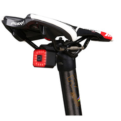 Smart Sensor-Activated Brake Tail Light for Mountain Bikes, USB-Charged Rear Light for Road Biking and Night Riding