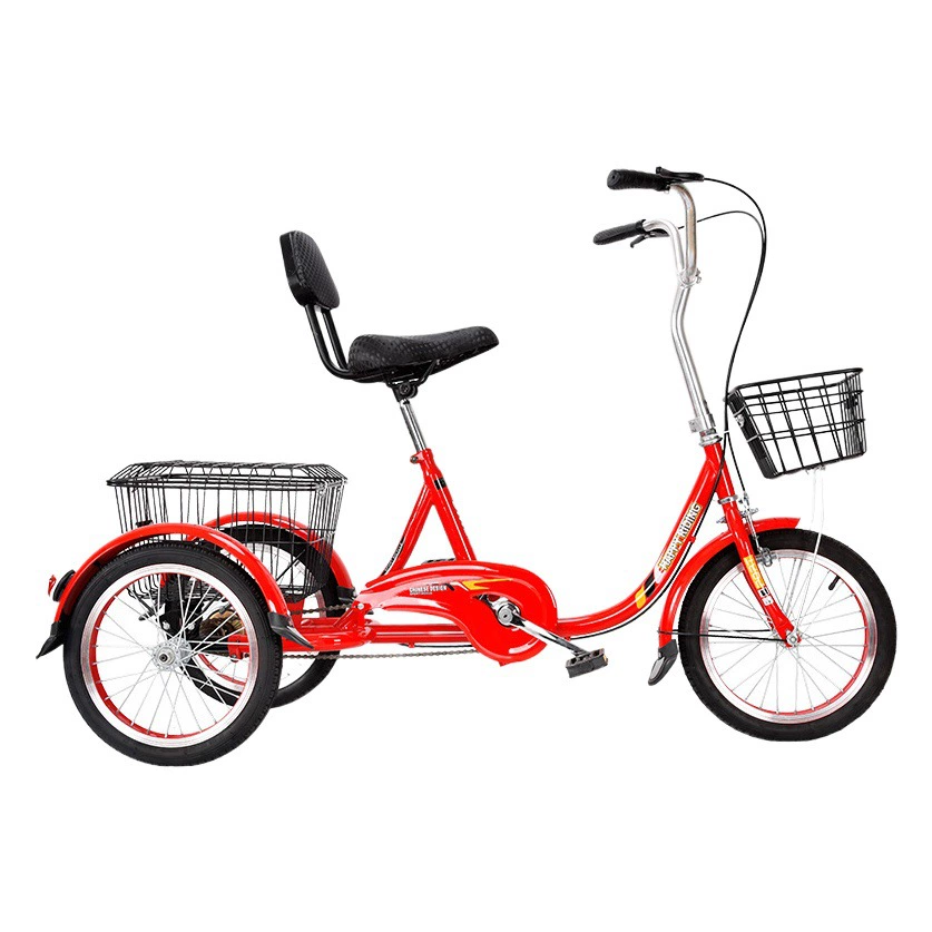 Новый трехколесный велосипед для ходьбы среднего и пожилого возраста для взрослых, небольшой торговый легкий автомобиль для отдыха, велосипед