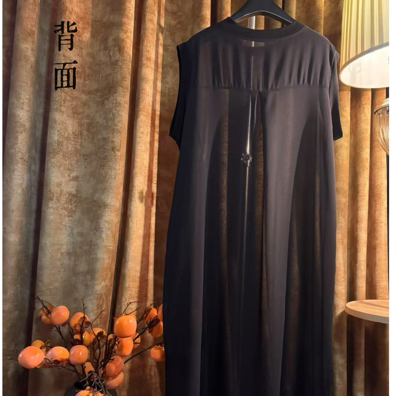 2025依诺新款赫本气质修身长裙显瘦显高