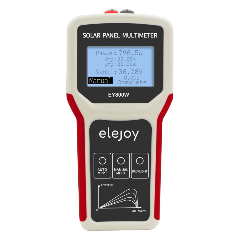 Elejoy фотоэлектрические панели мультиметр EY800W солнечные панели MPPT компоненты тестер максимальной мощности детектор