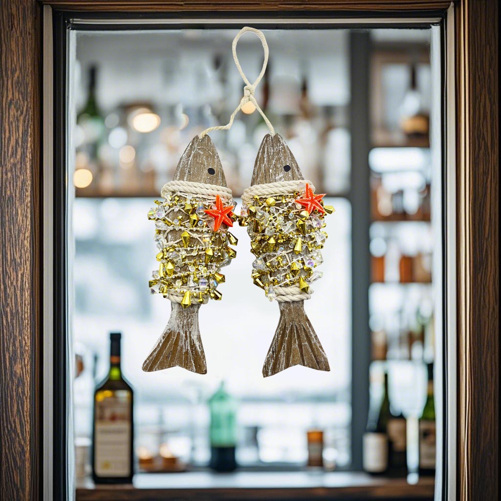 Adornos de patio al aire libre Adornos de estrellas de mar de peces pequeños de interior Adornos de patio Adornos de porche al aire libre