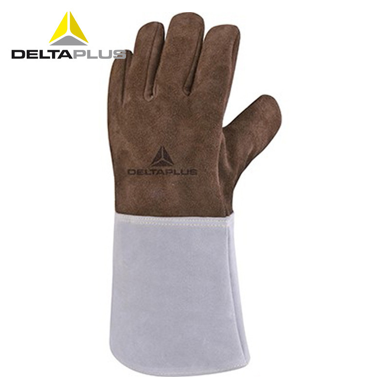 代尔塔 TER250 205250全牛皮焊工手套 防火阻燃抗传导热 羊毛内衬