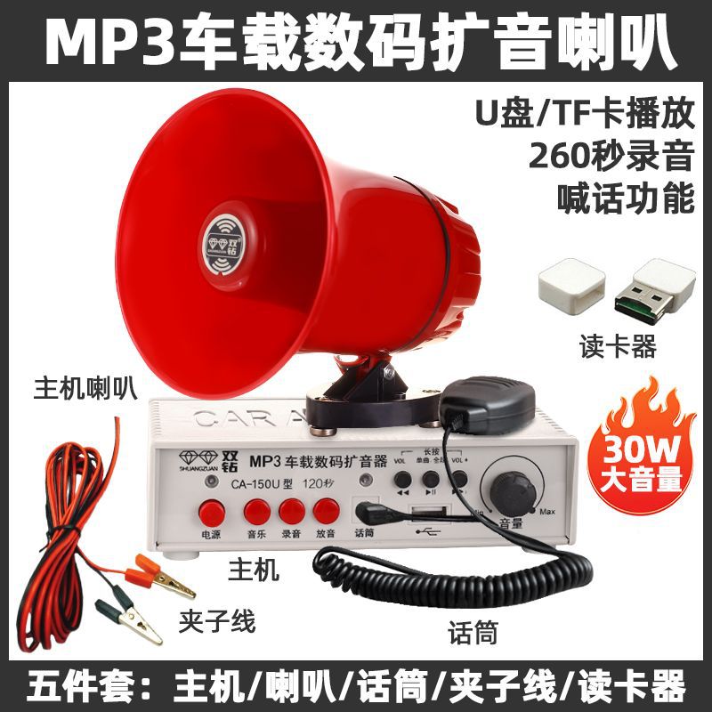 30W five-piece set_clip cable 12-24V (for battery connection only)