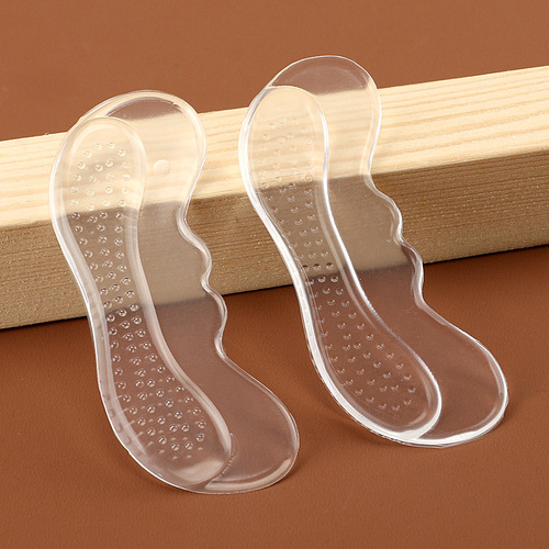 Self-adhesive non-residual glue will restore stickiness after washing. Large non-heel shoes with transparent silicone anti-wear heel stickers.
