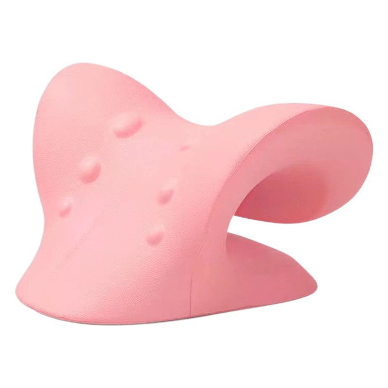 Almohada de masaje de columna cervical portátil para el hogar, presión de la gravedad, masaje de cuello, protuberancia, relajación del cuello, almohada de protección de la columna cervical