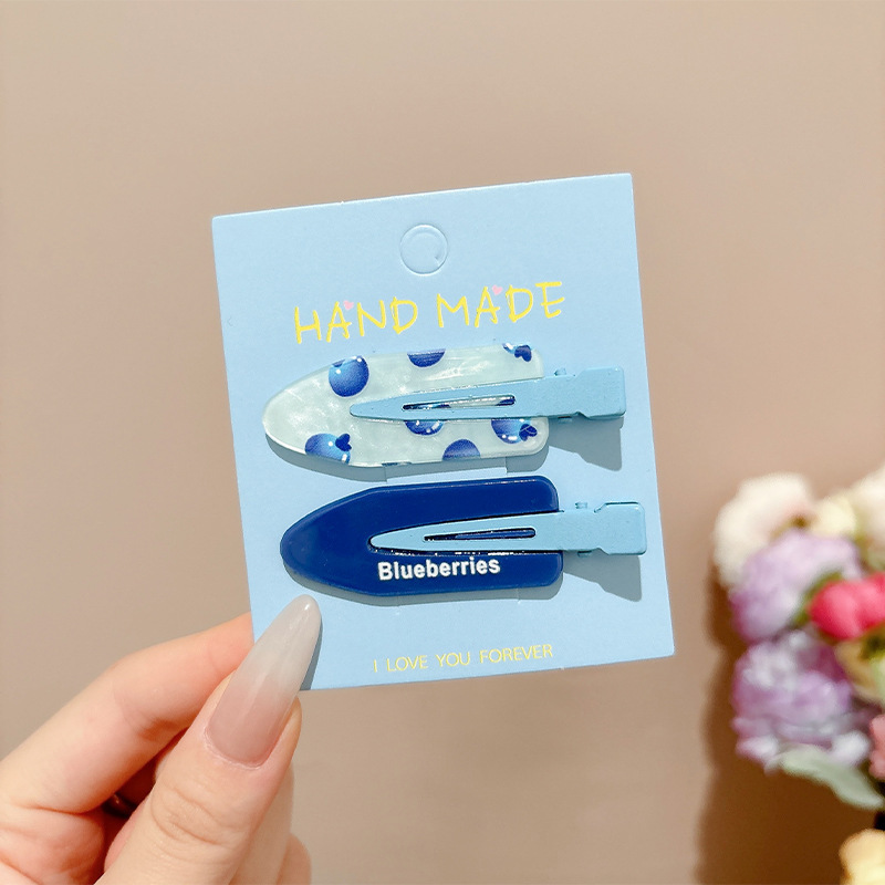 Clips de pelo de color gelatina dulce coreano otoño y invierno estilo francés pestaña estilo de cabello temperamento universal clips de cabello elegante accesorios de cabello