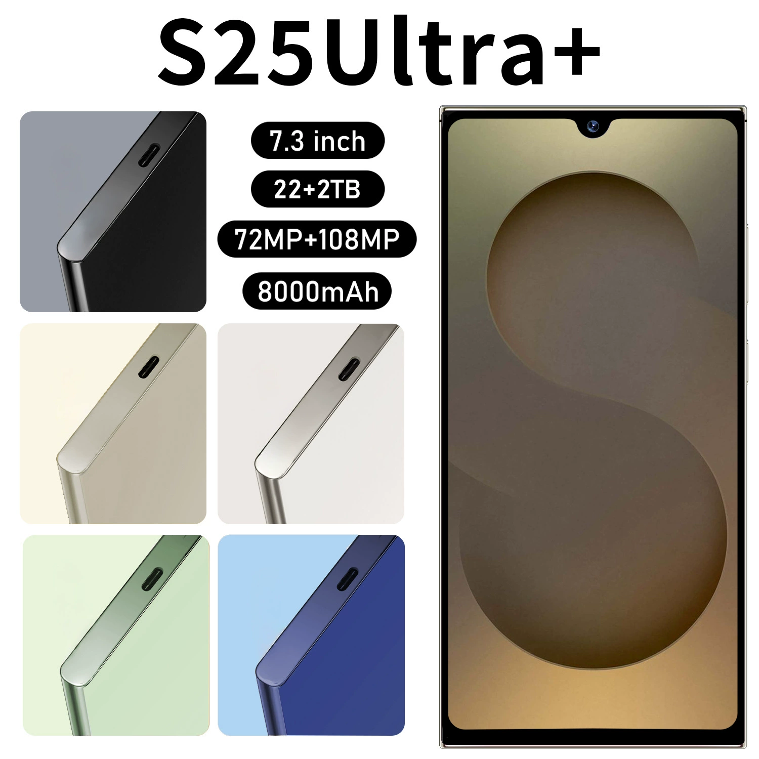 S25 Ultra: умные часы и смартфон от Jodom/加多米, 3 дюйма, Android, 16 ГБ, импорт