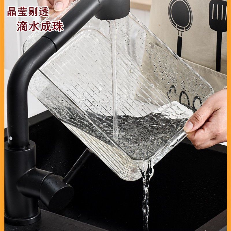 冷蔵庫高透明鮮度保持ボックス食品グレードキッチン特別な長方形プラスチック収納ボックス蓋付き冷蔵ボックス商業用|undefined