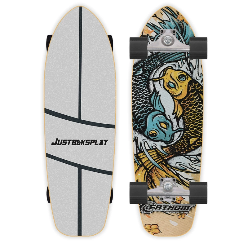 Лед Surfing Board Bridge Spring PU двойное рулевое управление SM Pusher симулятор серфинга скейтборд