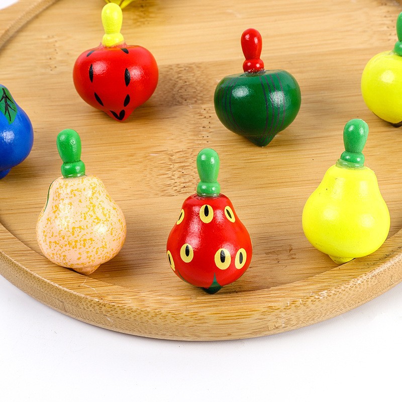 Giroscopio de madera jardín de infantes clase de entrenamiento para estudiantes de primaria juguetes pequeños regalos premios niños cumpleaños para compartir