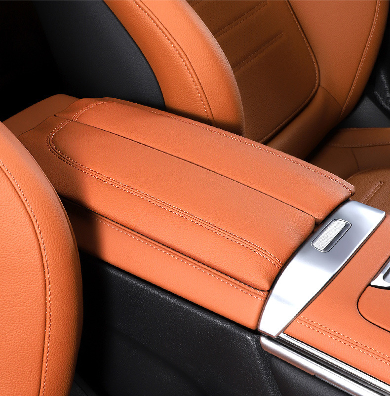 Suitable for 22-26 Models of Mercedes-Benz Glc New C-Class C260L Central Armrest Box Heightening Pad C200L Center Console Protection Pad