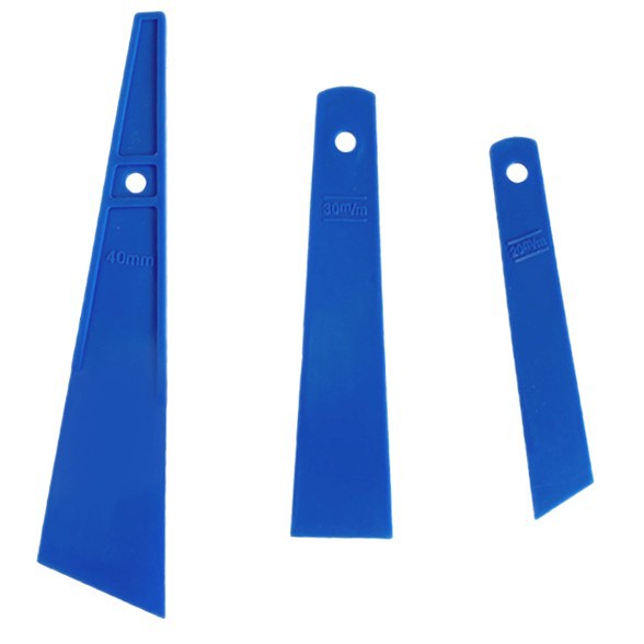 herramienta de adhesión de película automotriz de fuerza en stock tapón de borde recorte raspador de cambio de color película de tres piezas conjunto pequeño raspador de cambio de color raspador