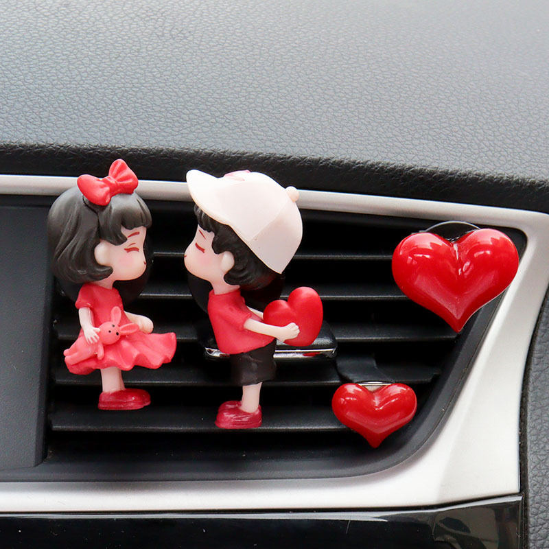 사랑 커플 공기 배출구 + 1 큰 1 조심하십시오