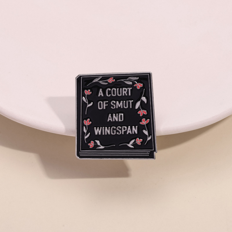 Fairy Tale Flower English Letter Brooch Book Shape Cartoon Alloy Badge Jewelry Outwear Backpack Decorative Buckle Fairy Tale Flower English Letter Brooch Book Shape Cartoon Alloy Badge Jewelry Outwear Backpack Decorative Buckle