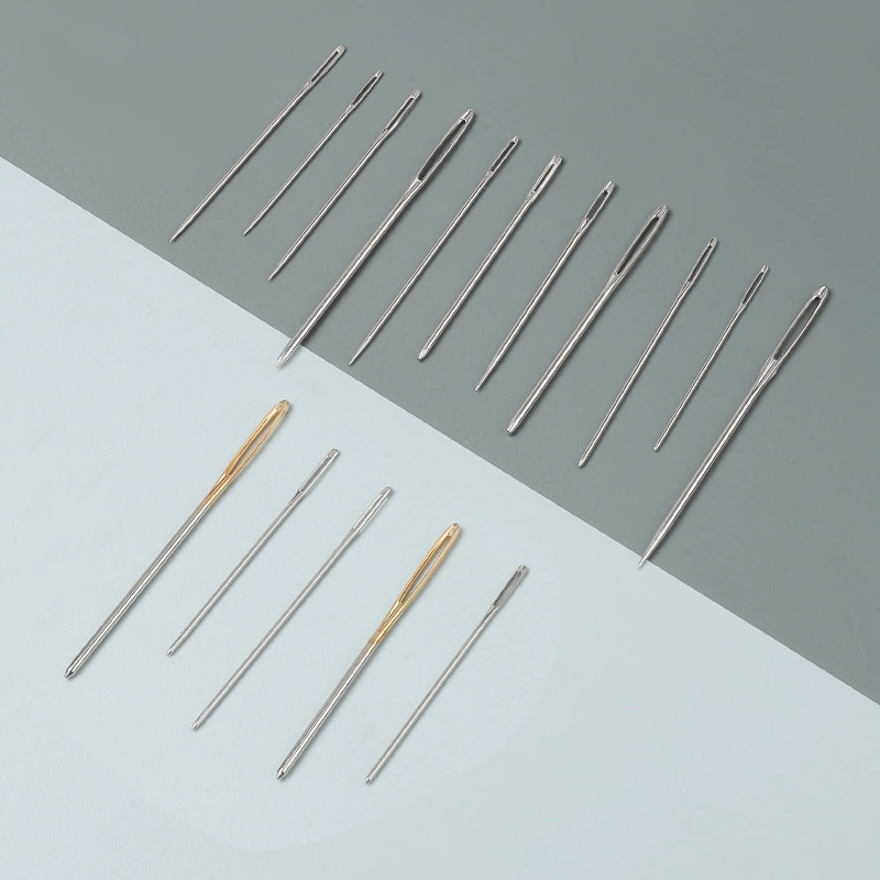 Игла для шитья с большим ушком тупая игла для вышивки крестиком игла ручная швейная игла лента тупая игла круглая игла