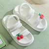 Slide platform, summer slippers, footwear, fashionable sandals, soft sole, internet celebrity