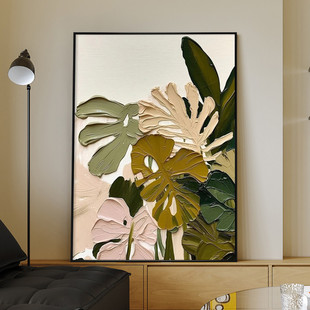 Jiadaiye Dafen Village Light Luxury Decorative Painting Advanced Sense Hallway Hand-painted Oil Painting Living Room Sofa Background Wall Mural Painting