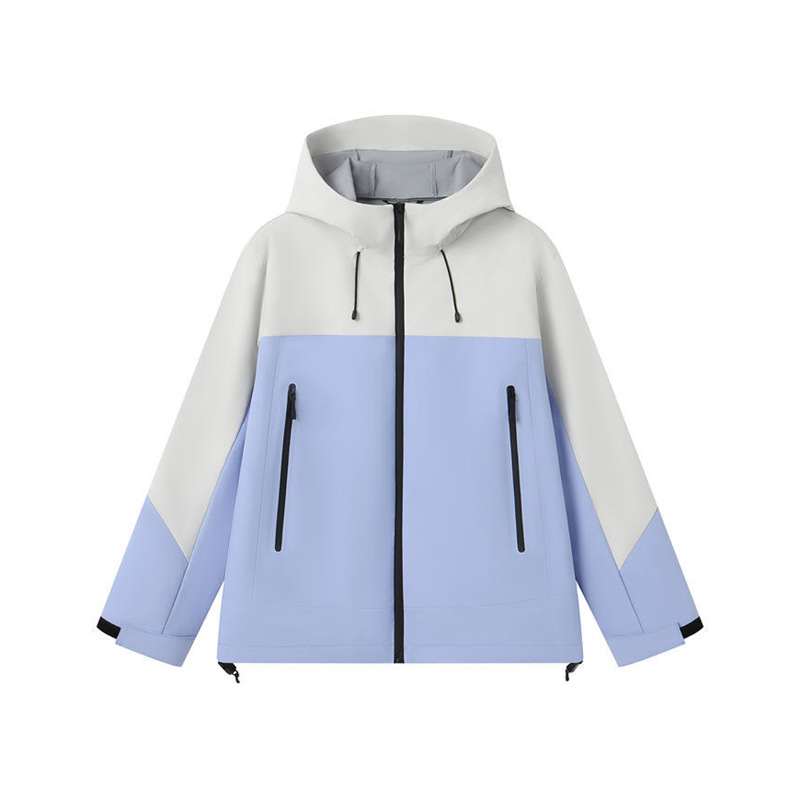 Trajes de trabajo de manga larga de una sola capa delgada abrigo tres armadura personalizada logotipo de impresión al aire libre uniformes de grupo bordados