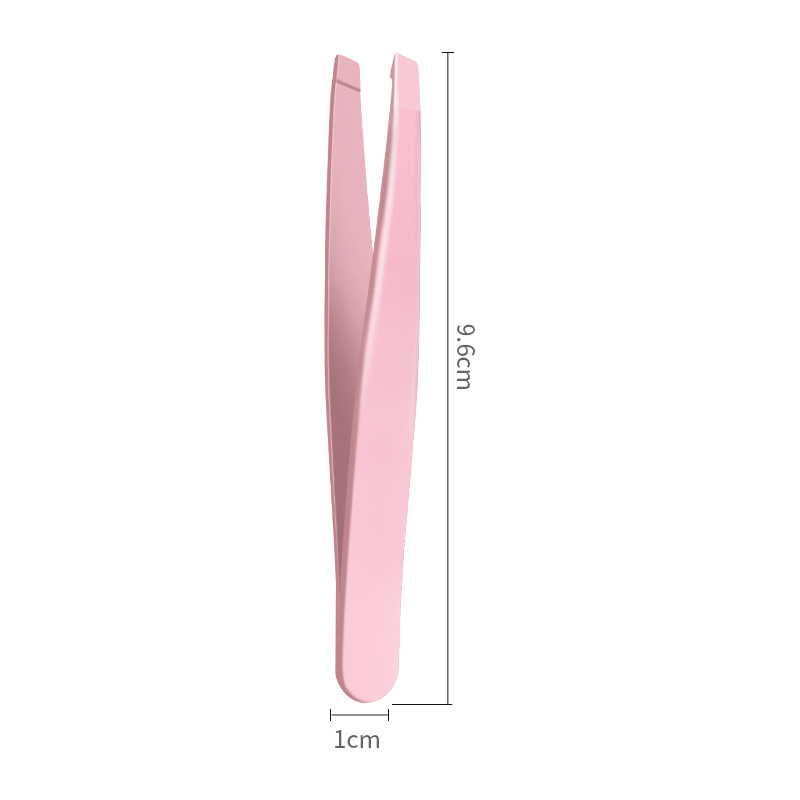123mm pinzas de pestañas falsas sin pegamento coloridas pinzas de joyería punta herramientas de belleza de pestañas profesionales
