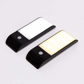 1616智能usb感应灯无线超薄led橱柜灯免布线厨房楼梯光控感应灯管