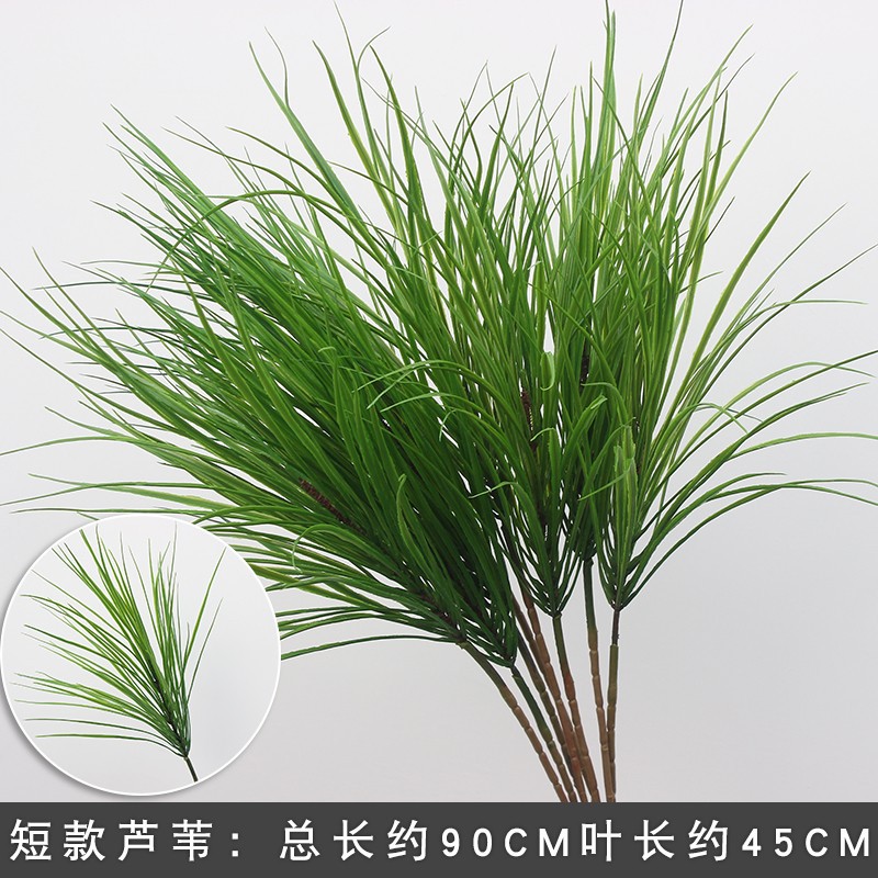 2025 nueva imitación de plantas verdes de flores de hierba de hierba decoración de fondo de boda flores verdes colgantes flor de bodas