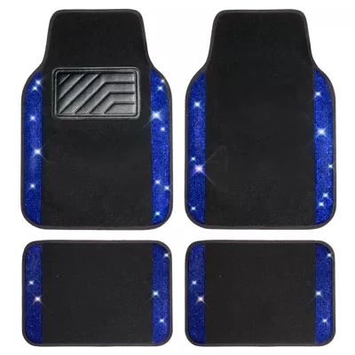 Mats, Universal Fashionable Shiny Carpet, Universal Foot Pad - blue