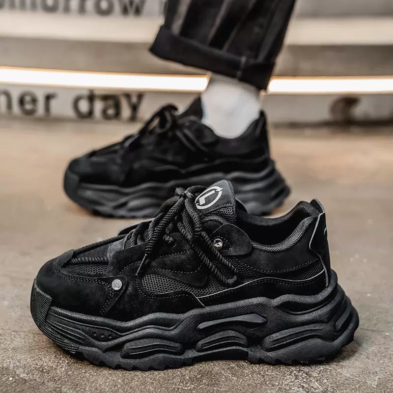 Модная дышащая мужская модная обувь, повседневная спортивная обувь, туфли для папы на толстой подошве-