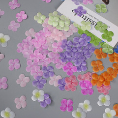 3D プリントフィルムアジサイの花びら感触保湿花の花衣料品材料 diy 手作りヘアアクセサリーヘアピンアクセサリー