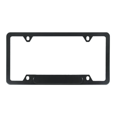 License Plate Frame US License Plate | License plate holder/license plate holder - four-holes-with-slots-stainless-steel-black