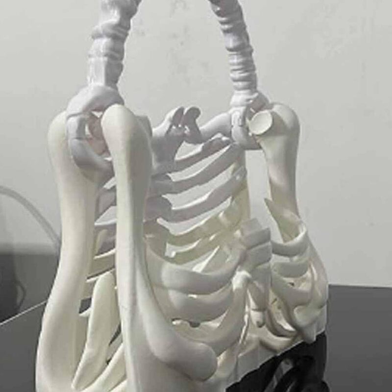 跨境 printed skeleton bone bag 骨制包装饰|undefined