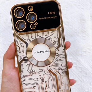 NEW NEW Window Tpu Electroplating Spot 11proMAX 12proMAX 13MINI, 14pro Protective Case