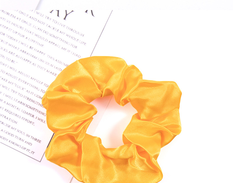 Simple Style Solid Color Cloth Hair Tie display picture 7