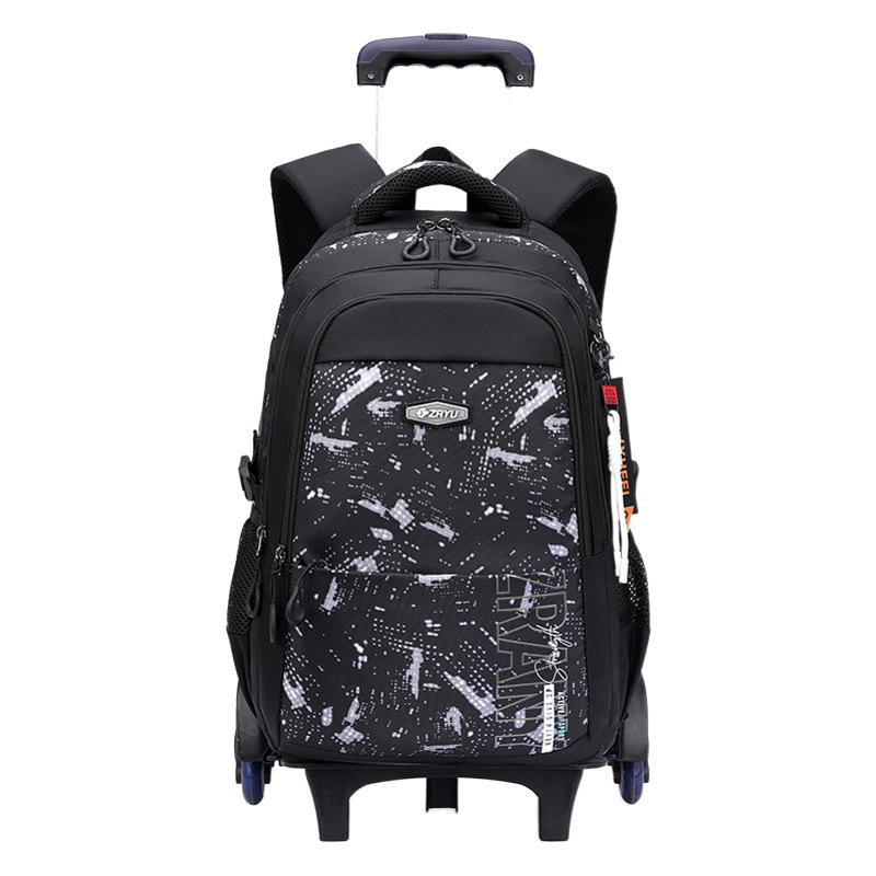 Natural Fish nueva escuela primaria estudiante trolley mochila de los hombres de gran capacidad al por mayor de aguas abajo popular escalera de entrega transfronteriza