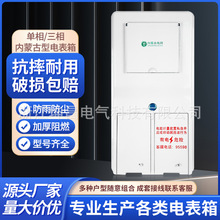 塑料電表箱國網新標准內蒙古單相電能計量箱家用透明電表盒