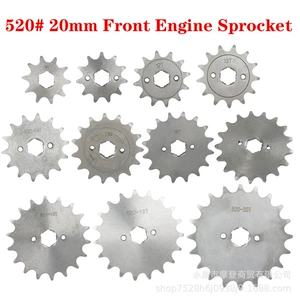 Off-Road Motosiklet Zongshen Cqr250 aksesuarları 520 kiçik dişli çarx 11-dən 20 dişə qədər