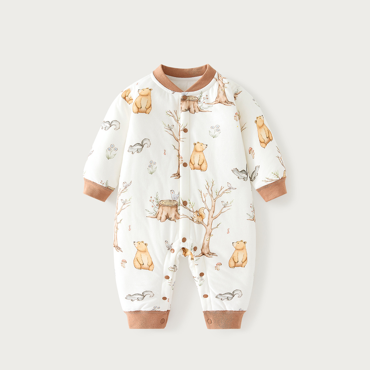 Primavera, otoño, invierno, camiseta infantil, algodón caliente, ropa de invierno para bebés.