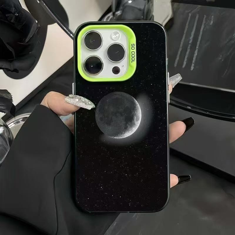 Color plata concha-verde-luz solar luna ASD123