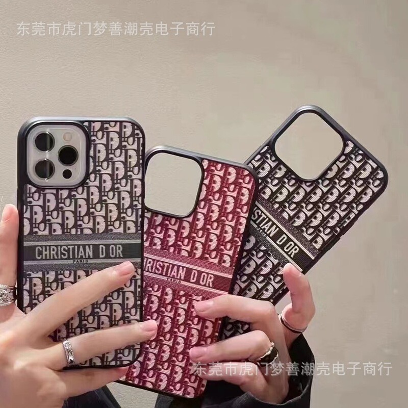 Fashion Brand Mobile Phone Case for Apple 15Promax Full Covering Leather Apple 16Pro Premium Sense 14 Couple 12Pro
