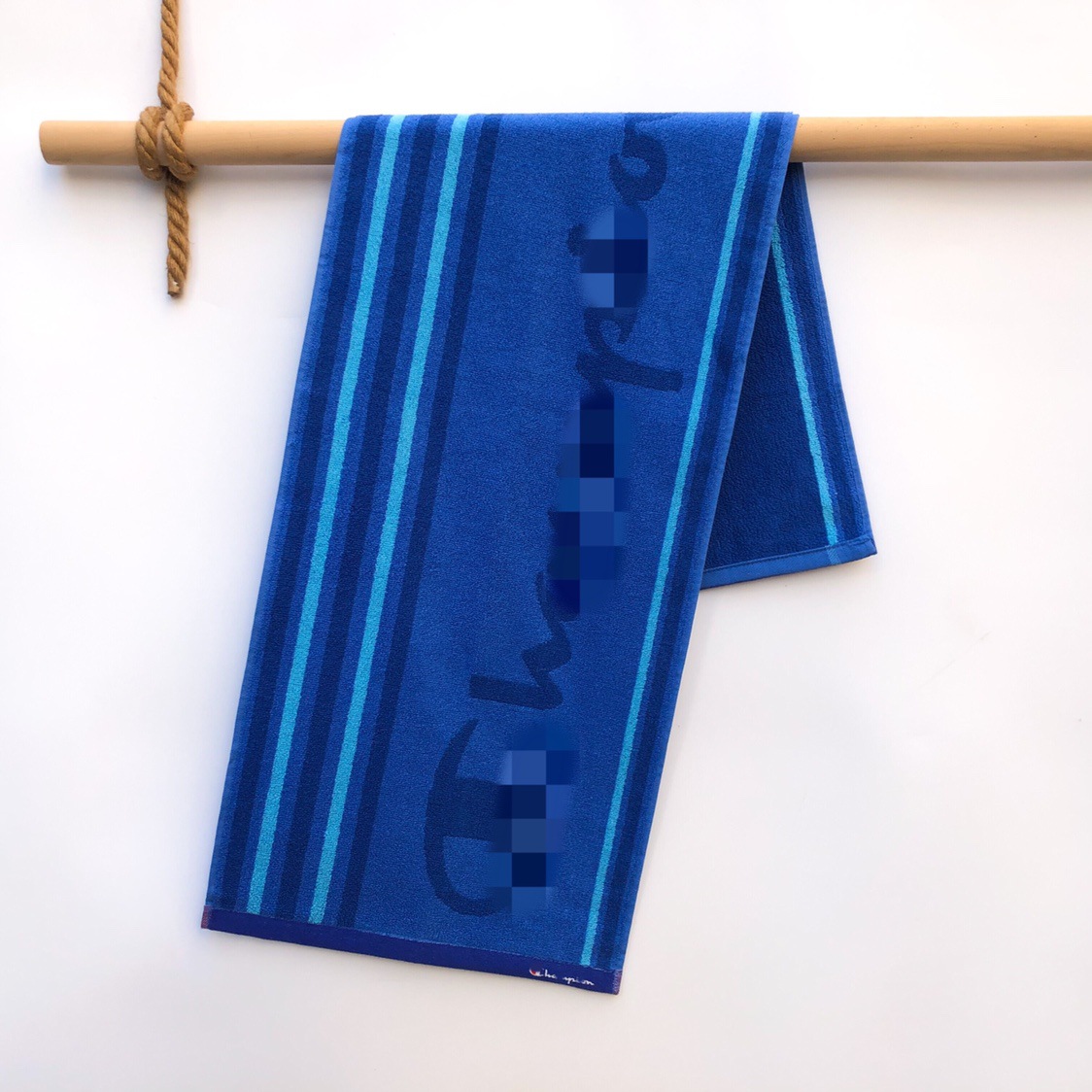 Japanese cotton soft blue bath towel