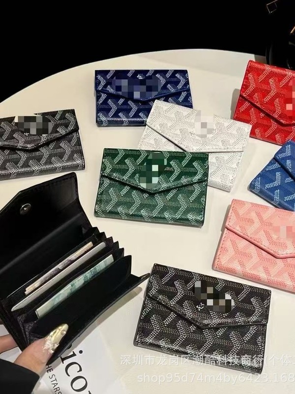 カードホルダー 新型財布 プリントショート 多機能二つ折り薄型ビジネス財布 犬歯オルガンバッグ トレンドブランドホットスタイル|undefined