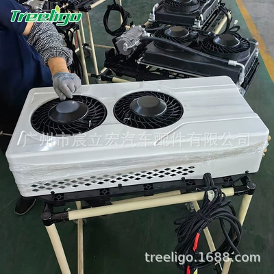 Manufacturer's new double-fan split: Automotive air conditioning