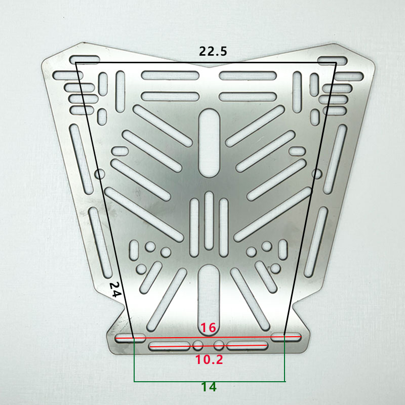 Aluminum Alloy Stainless Steel Tail Box Quick Release Base Electric Vehicle Bottom Plate Transfer Installation Connection Adjustable Hole Position Accessories