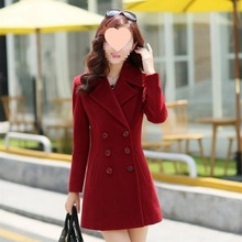【不起球 好质量】顺毛毛呢外套春秋新韩版显瘦毛呢上衣气质女装