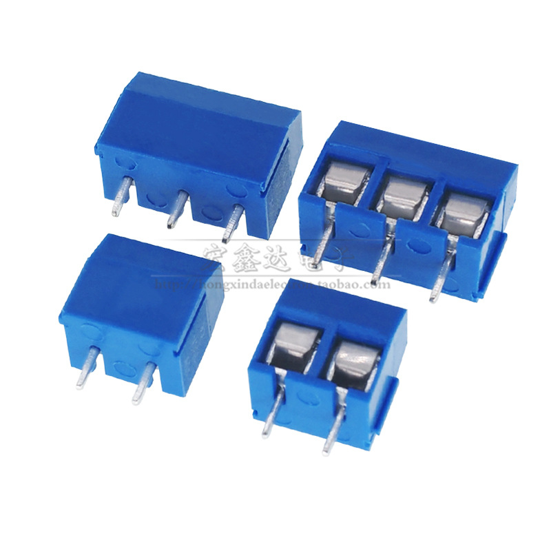KF301 Blue 2P/3P/4P CAn Be SPliced 5.08MM TerminAl Block PCB TerminAl Binding Post 15A/30